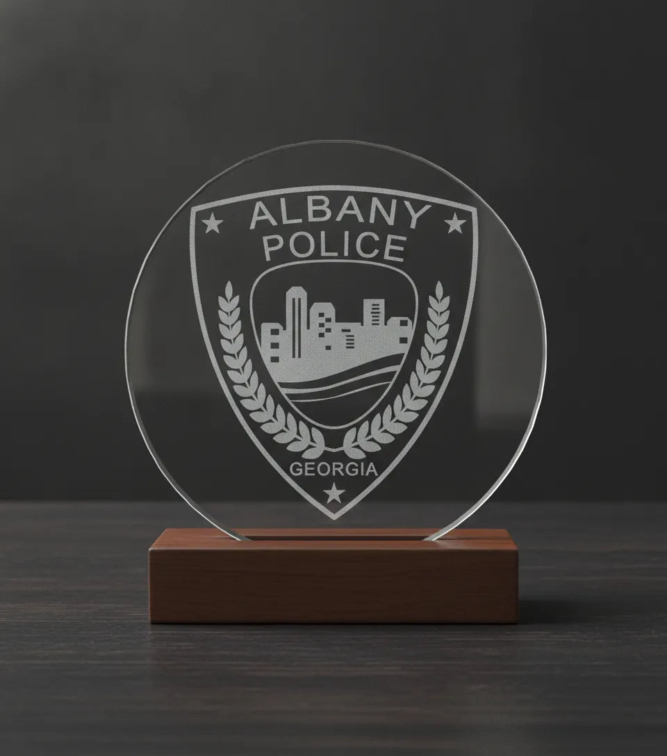 Albany GA Police Department Patch SVG

Georgia Law Enforcement Shield Vector

City Skyline Police Engraving File

Laurel Branch Patch Sign CNC File

Law Enforcement Patch Vector for Lasers
