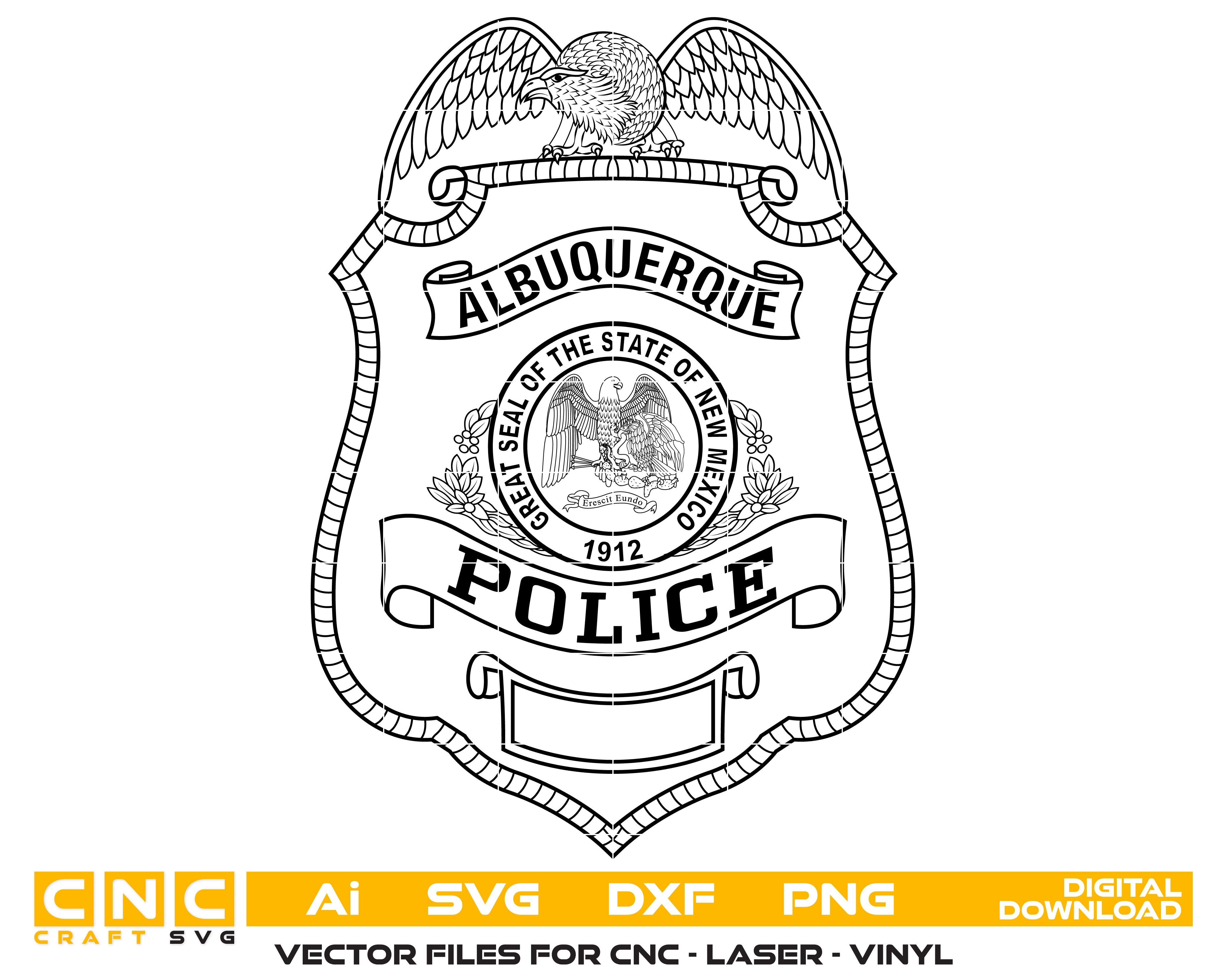 Albuquerque Police Department Badge SVG
Albuquerque Police Badge Vector Design
Law Enforcement Badge Color SVG
APD Badge Vector SVG
Albuquerque Police Badge Collectible
