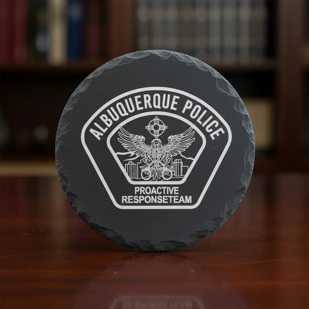 Albuquerque Police PRT Patch SVG

New Mexico Law Enforcement Vector Design

Eagle Handcuffs Police Patch Engraving File

Albuquerque NM Police Sign CNC File

Proactive Response Team Vector for Laser Cutting