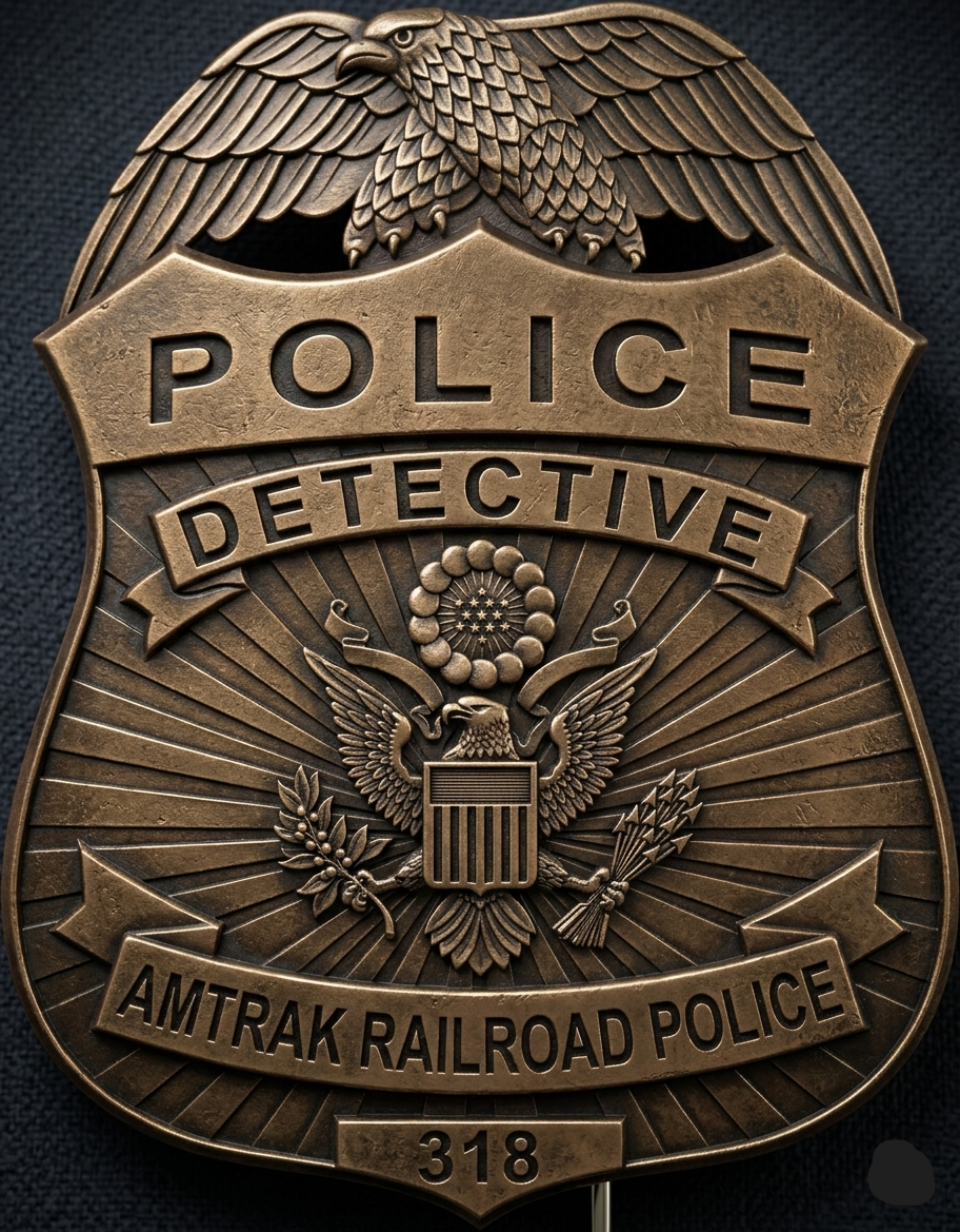 Amtrak Railroad Police Badge SVG for CNC

Detective Shield Vector Design for Laser Engraving

Amtrak Police Emblem for CNC Wood Carving
