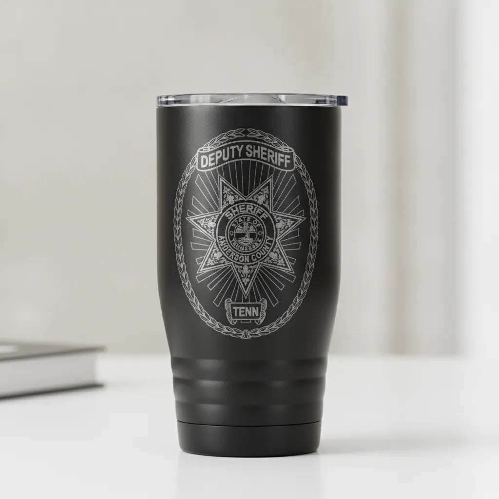 Anderson County TN Deputy Sheriff Badge SVG

Tennessee Law Enforcement Shield Vector

State of Tennessee Seal Engraving File

6 Point Star Deputy Badge Sign CNC File

Sheriff Department Vector for Lasers