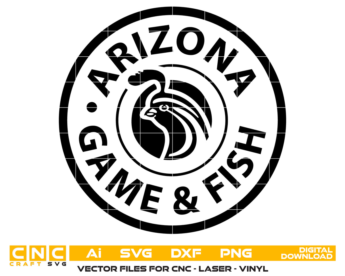Arizona Game and Fish Department Logo SVG Wildlife Conservation Vector