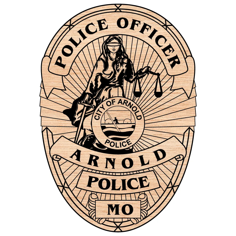 Arnold Police Officer Badge SVG Missouri Law Enforcement Vector