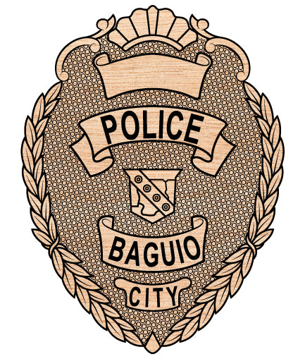 Baguio City Police Department Badge SVG Law Enforcement Vector