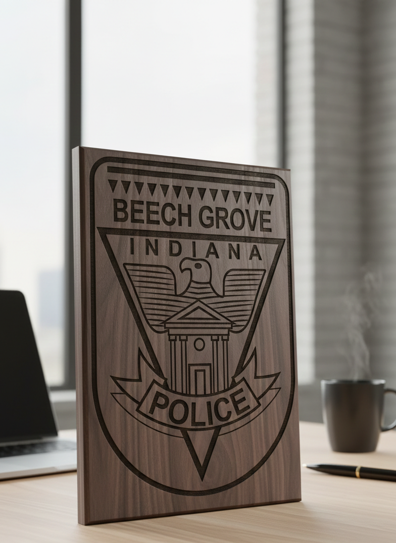 Beech Grove Police Dept Logo SVG

Indiana Police Badge Vector Design

Beech Grove PD Emblem for CNC Engraving

Law Enforcement Logo SVG for Laser Cut

Indiana Law Enforcement Badge Vector