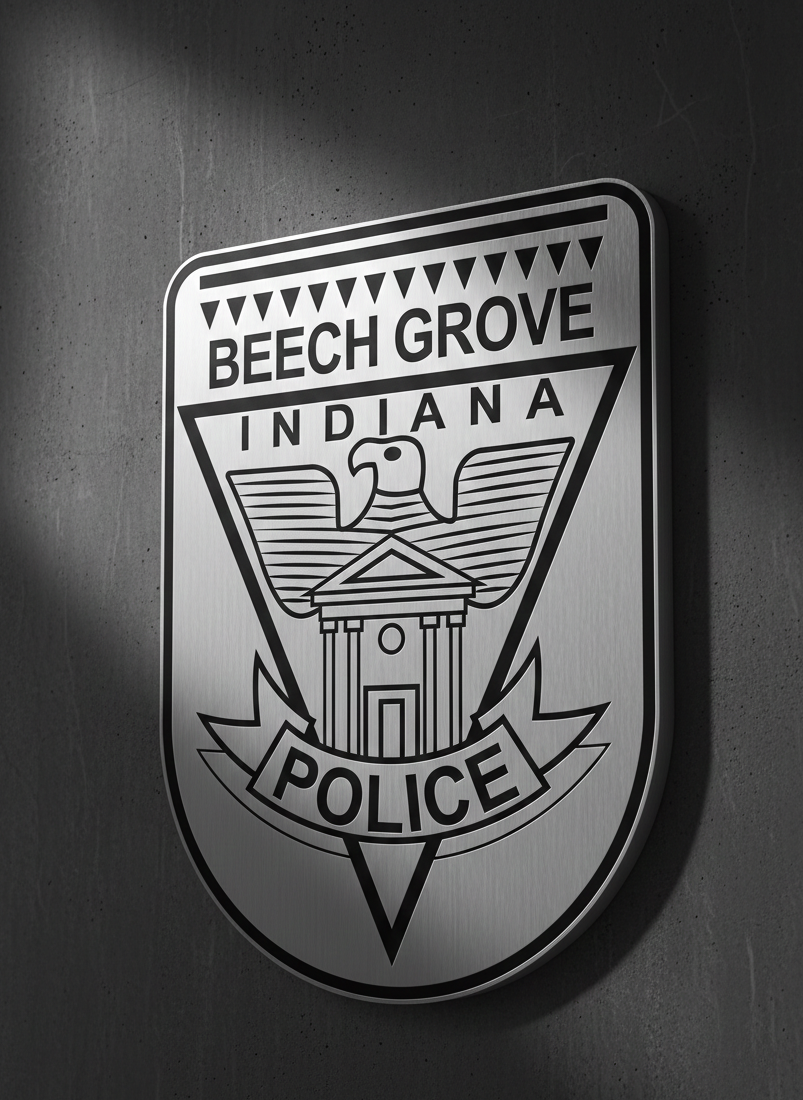 Beech Grove Police Dept Logo SVG

Indiana Police Badge Vector Design

Beech Grove PD Emblem for CNC Engraving

Law Enforcement Logo SVG for Laser Cut

Indiana Law Enforcement Badge Vector