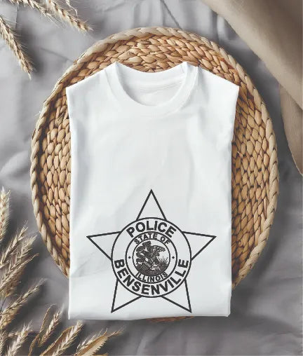 Bensenville Police Department Badge SVG Illinois Law Enforcement Vector