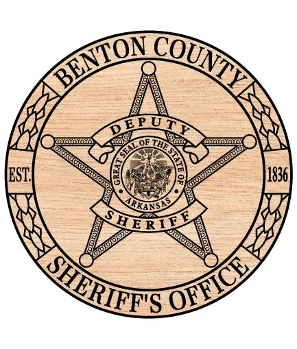 Benton County Sheriff's Office Badge Arkansas SVG Law Enforcement Vector
