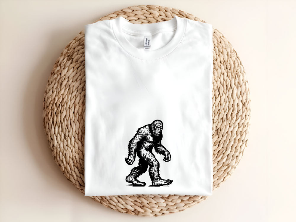 Bigfoot Line Art SVG