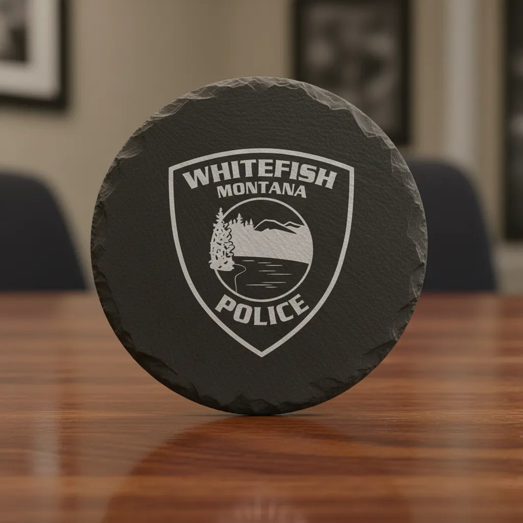 Whitefish Montana Police Logo SVG

Montana Law Enforcement Vector Design

Mountain and Lake Shield Engraving File

Whitefish MT Police Sign CNC File

Scenic Police Patch Vector for Laser Cutting