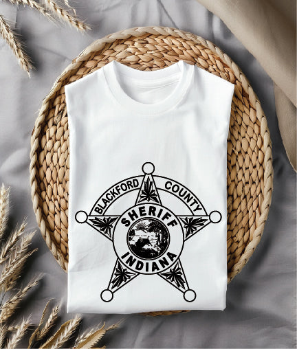 Blackford County Sheriff Badge SVG Indiana Law Enforcement Vector
