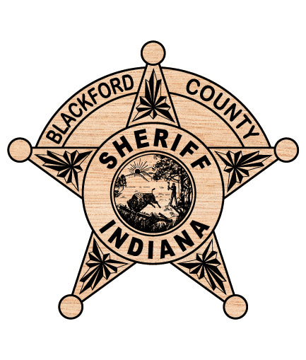 Blackford County Sheriff Badge SVG Indiana Law Enforcement Vector