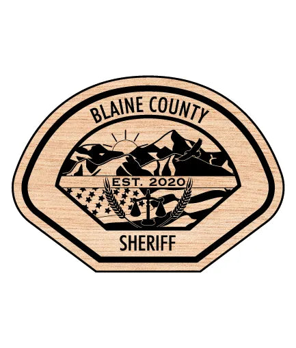 Blaine County Sheriff BCSO Patch SVG Law Enforcement Vector