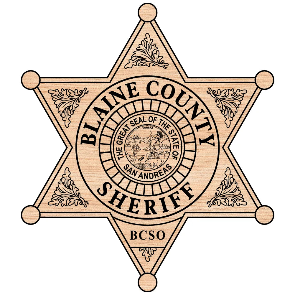 Blaine County Sheriff Office Badge SVG Law Enforcement Vector