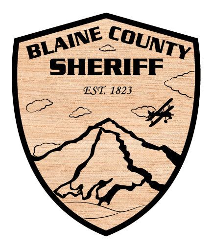Blaine County Sheriff Patch SVG Law Enforcement Vector