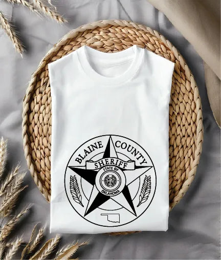 Blaine County Sheriff's Office Badge SVG Oklahoma Law Enforcement Vector