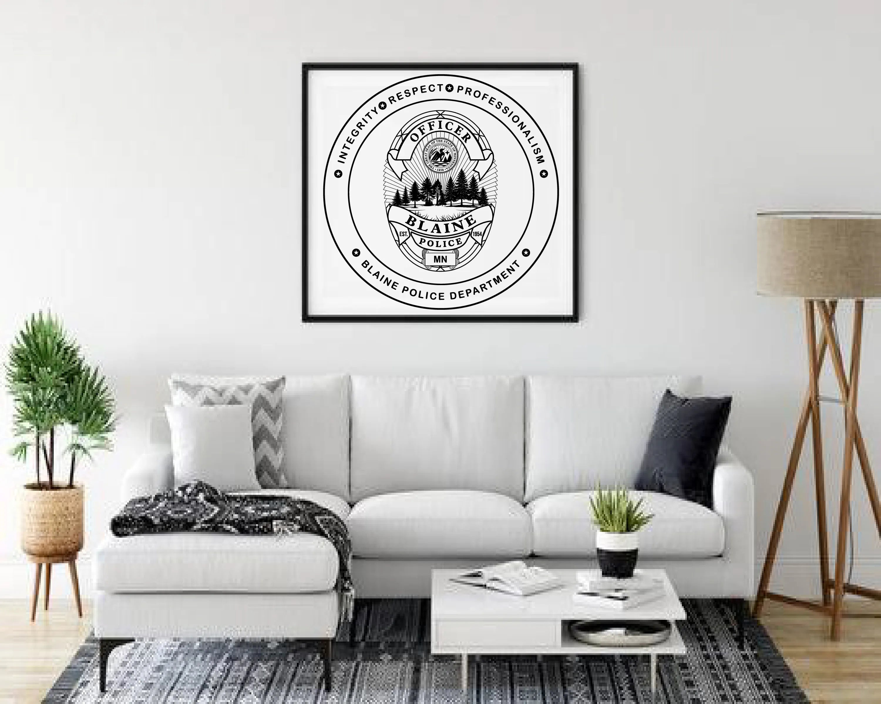 Blaine Police Department Minnesota SVG Minnesota Law Enforcement Vector