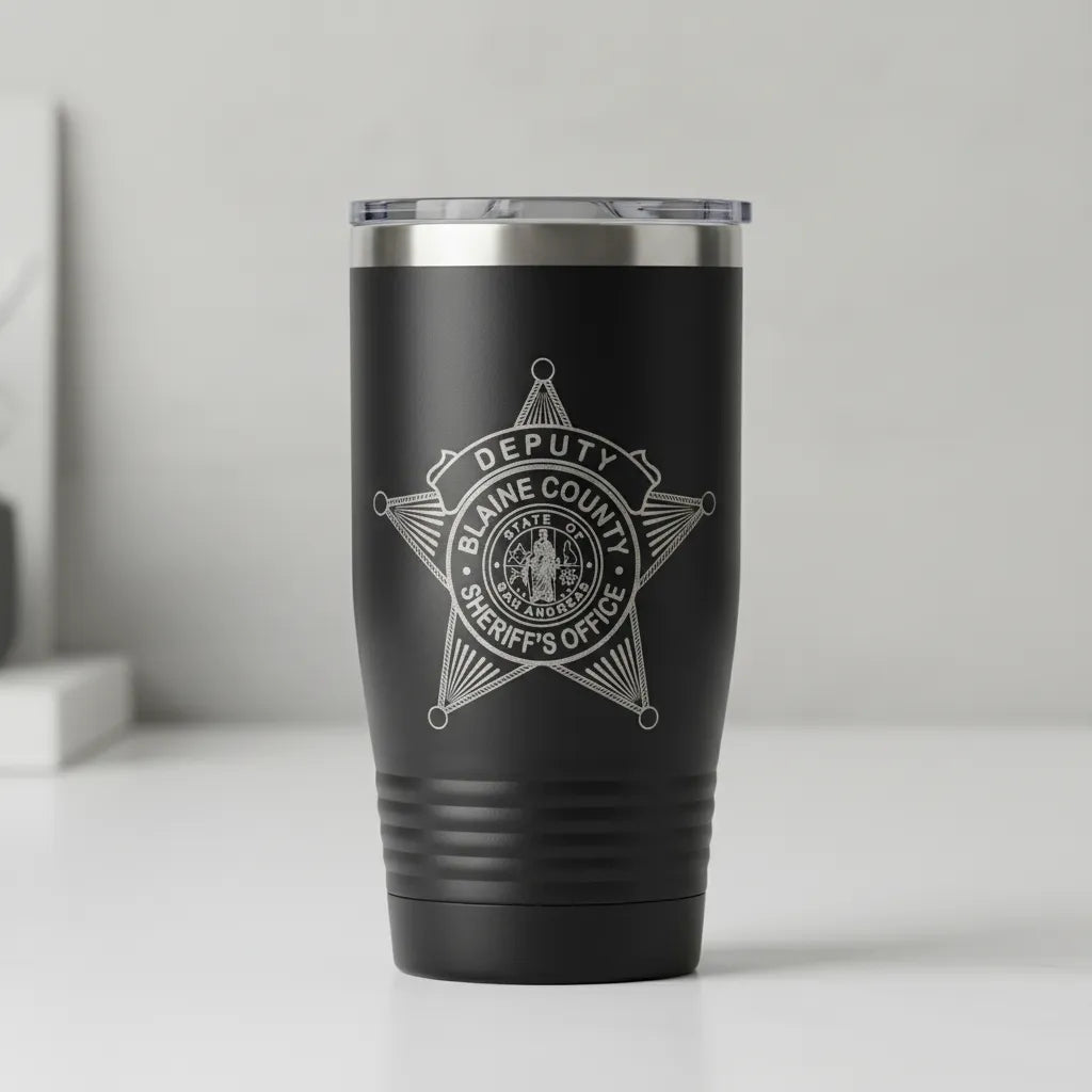 Blaine County Deputy Sheriff Badge SVG

San Andreas Law Enforcement Vector Design

Eagle and Star Police Badge Engraving File

Blaine County Sheriff Sign CNC File

Fictional Gaming Sheriff Badge Vector for Lasers