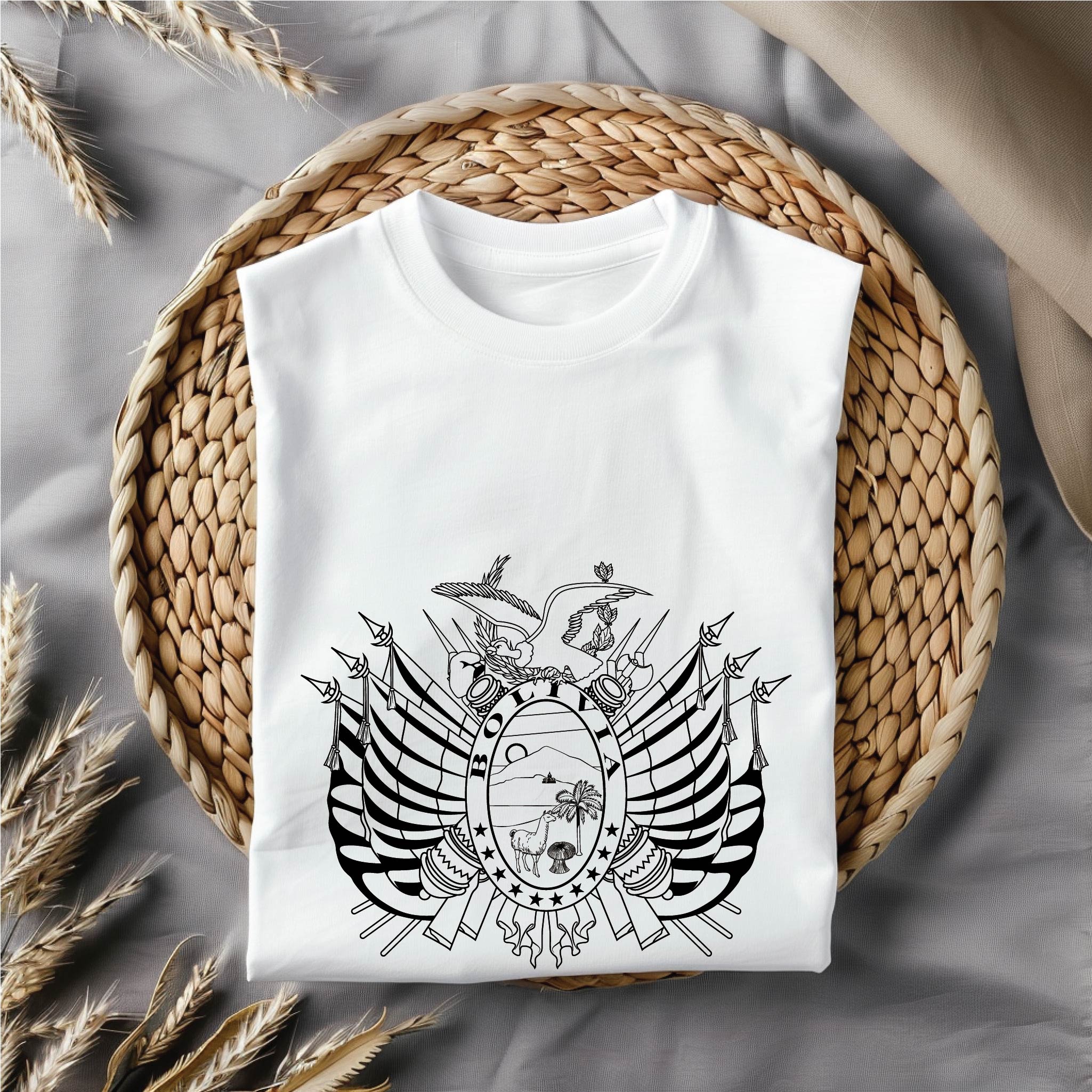 Coat of Arms of Bolivia SVG for CNC

Bolivia National Emblem Vector for Laser Engraving

Bolivian Shield Emblem for Wood Carving

Professional Bolivia Coat of Arms Vector Design

Bolivia SVG Emblem Logo for CNC Router Projects