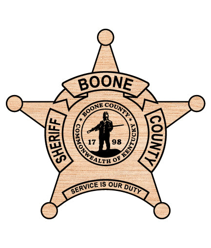 Boone County Sheriff Badge SVG Kentucky Law Enforcement Vector