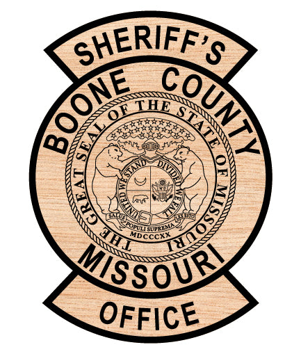 Boone County Sheriff Office Badge SVG Missouri Law Enforcement Vector