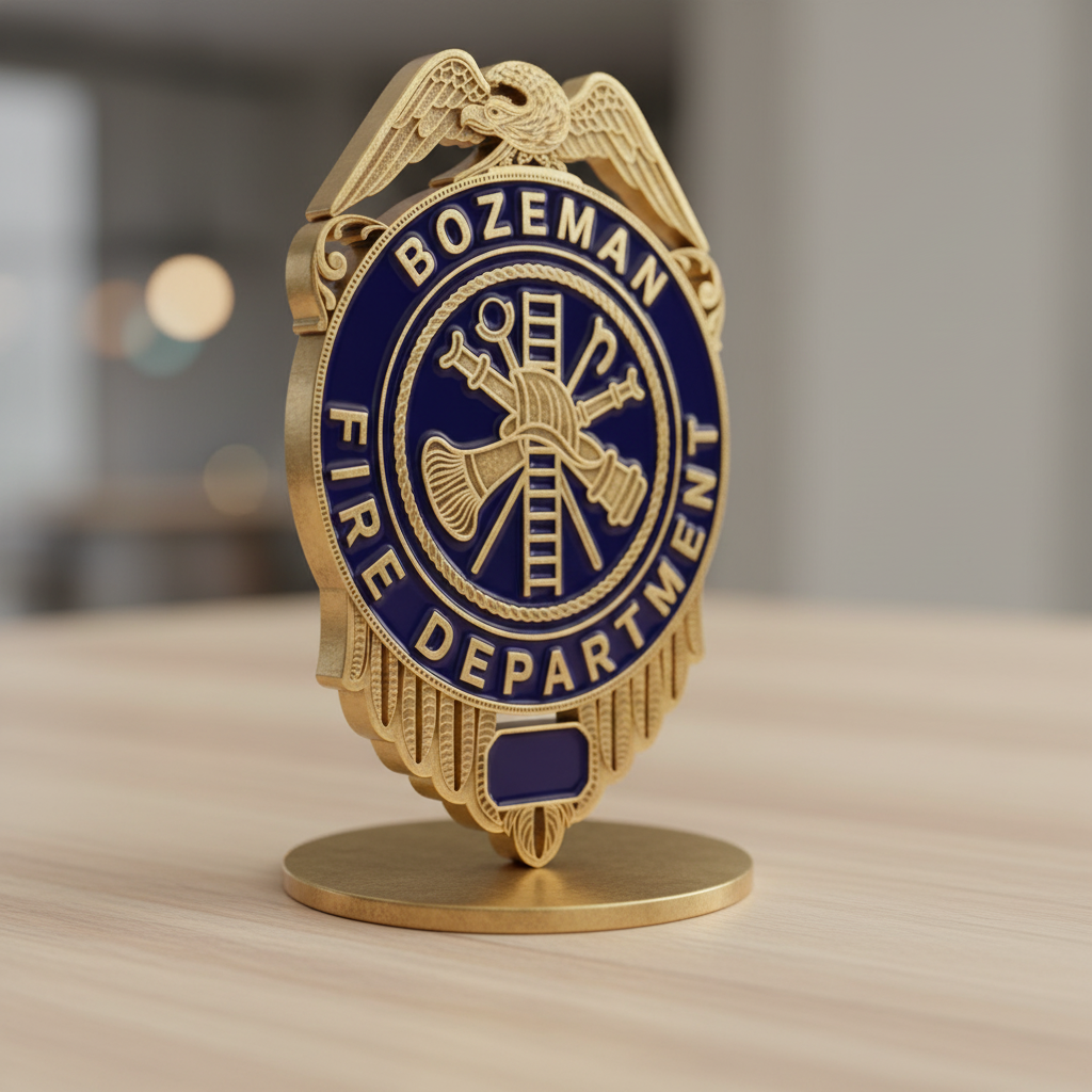 Bozeman Fire Department Badge SVG for CNC

Bozeman Fire Dept Logo Vector for Laser Engraving

Bozeman MT Fire Department Emblem for Wood Carving

Professional Bozeman Fire Badge Vector Design

Bozeman Fire Dept SVG Logo for CNC Router Projects