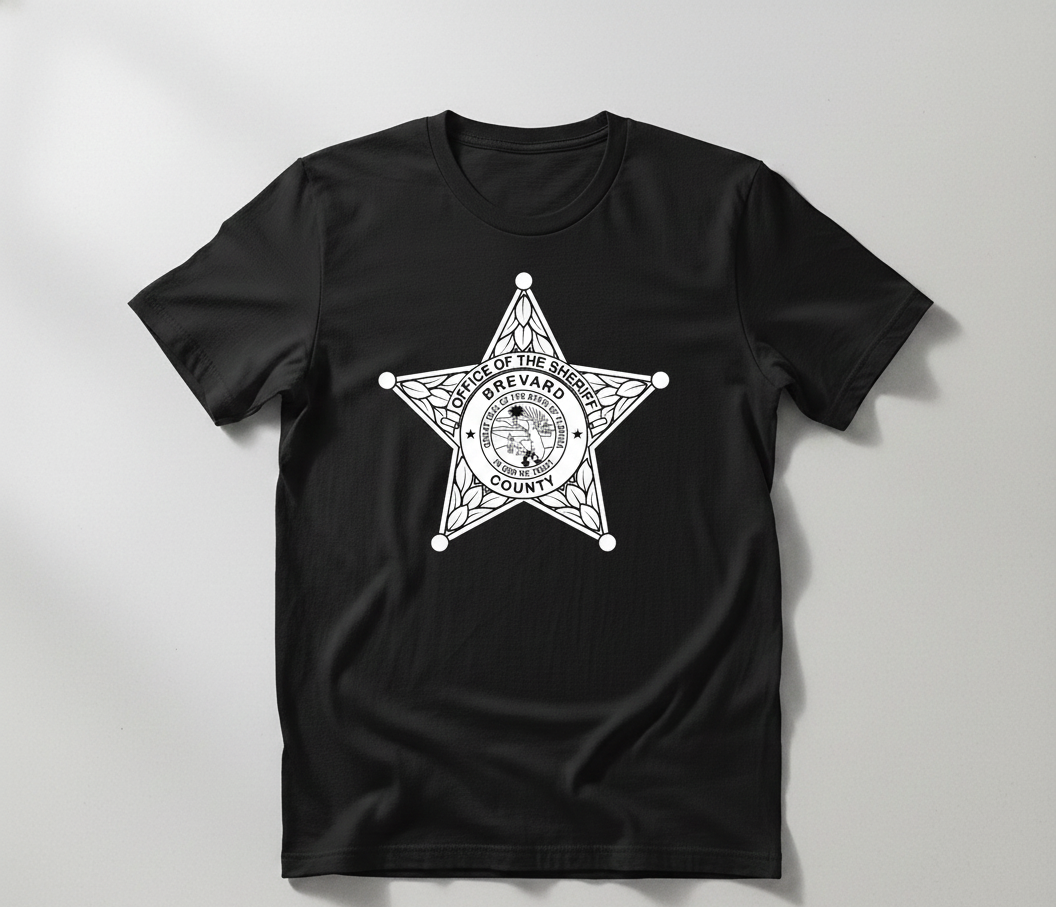 Brevard County Florida Sheriff Office SVG

Florida Office of the Sheriff Badge Vector

Brevard County FL Star Badge CNC File

Law Enforcement Logo for Laser Engraving

Brevard County Sheriff Emblem Design