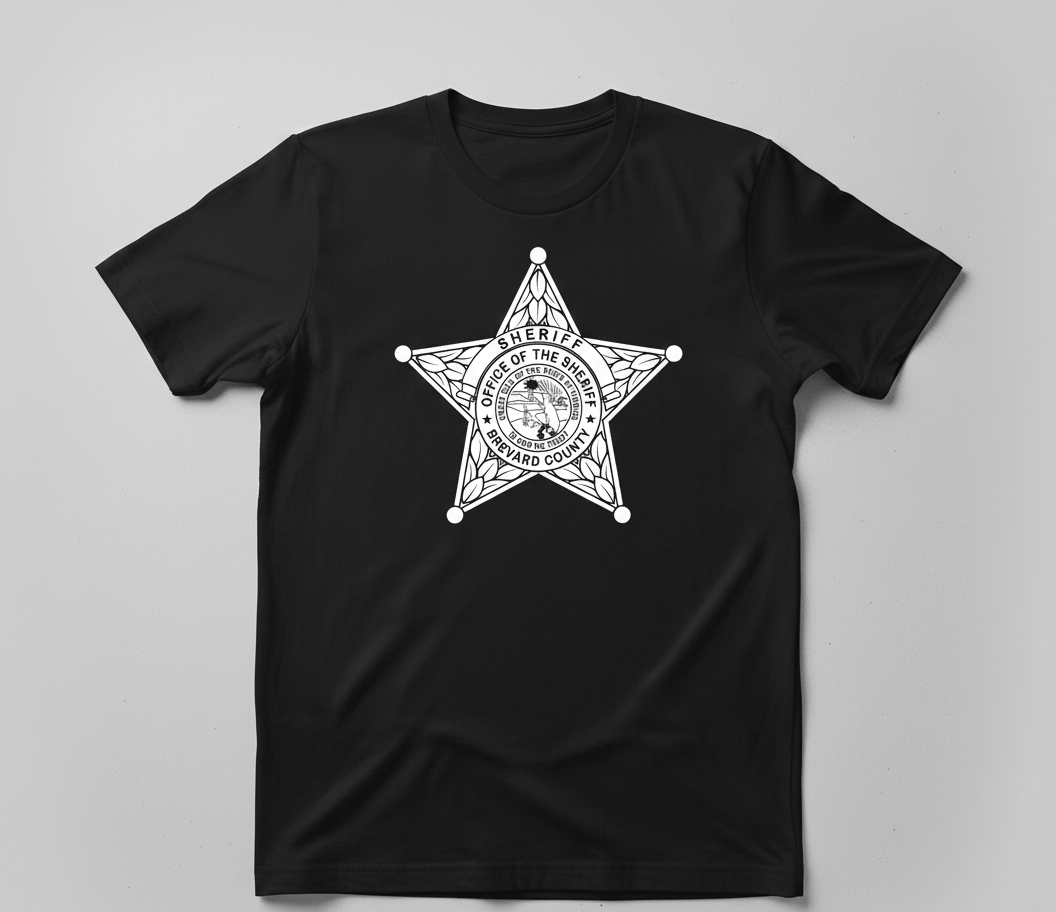 Brevard County Florida Sheriff Badge SVG

Florida State Star Badge Vector Design

Brevard County SO Emblem for CNC Engraving

Sheriff Office Badge SVG for Laser Cut

FL Law Enforcement Badge Vector
