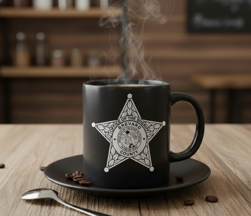 Brevard County Florida Sheriff Office SVG

Florida Office of the Sheriff Badge Vector

Brevard County FL Star Badge CNC File

Law Enforcement Logo for Laser Engraving

Brevard County Sheriff Emblem Design