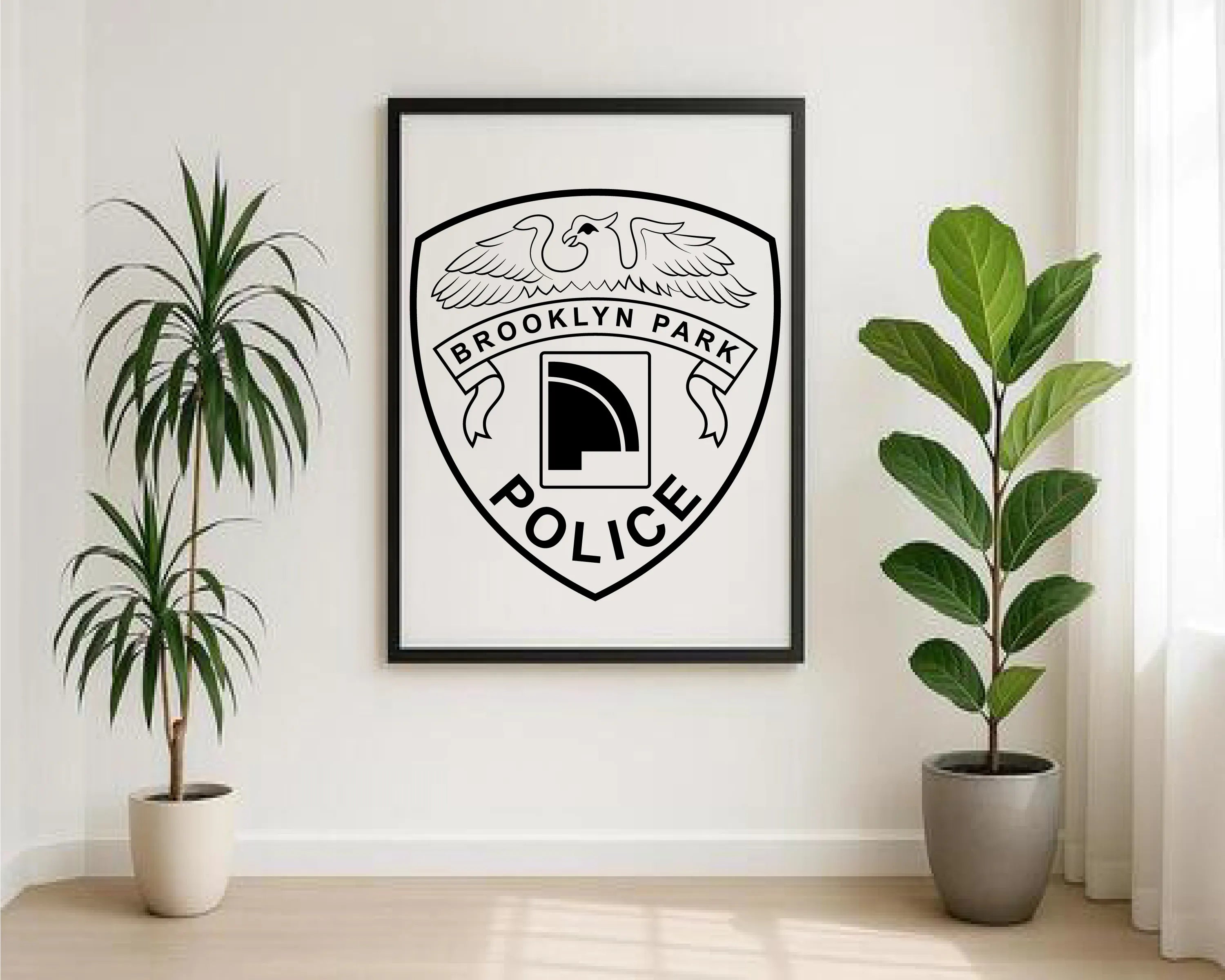 Brooklyn Park Police Department Patch SVG Minnesota Law Enforcement Vector