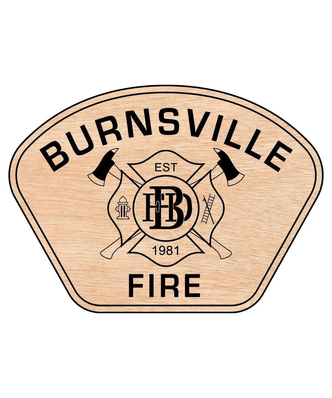 Burnsville Fire Department Patch SVG Minnesota Firefighter Vector
