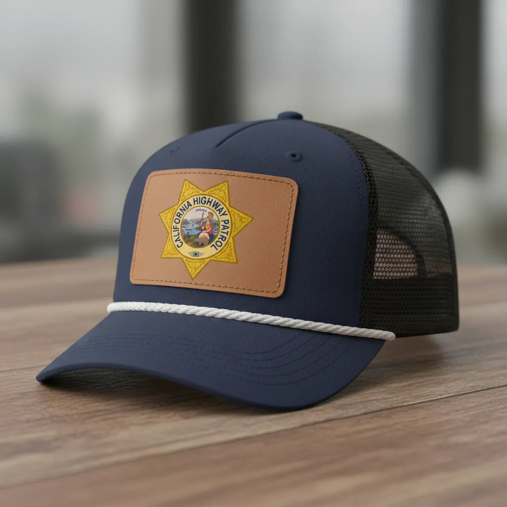 California Highway Patrol Color Badge SVG

CHP Law Enforcement Sublimation File

Full Color Police Badge Vector for UV Printing

California Highway Patrol Apparel Design

7-Point Star Shield Vector File