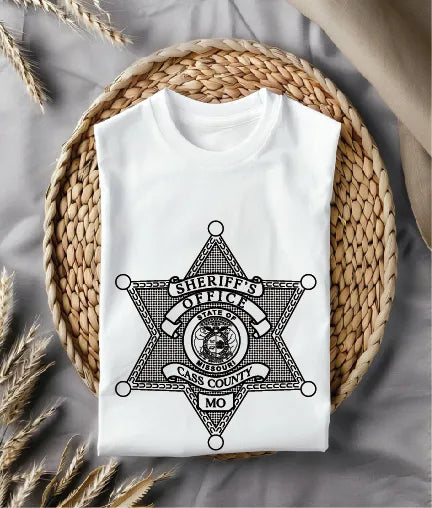 Cass County Sheriff's Office Badge Missouri SVG Law Enforcement Vector