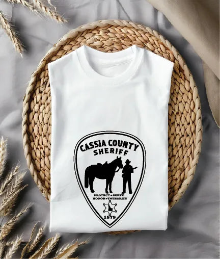 Cassia County Sheriff Patch SVG Idaho Law Enforcement Vector