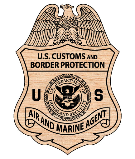 CBP Air and Marine Agent Badge SVG

Customs and Border Protection Vector

Homeland Security Shield Emblem

Agent Plaque Engraving File

CBP Air and Marine Sign CNC File