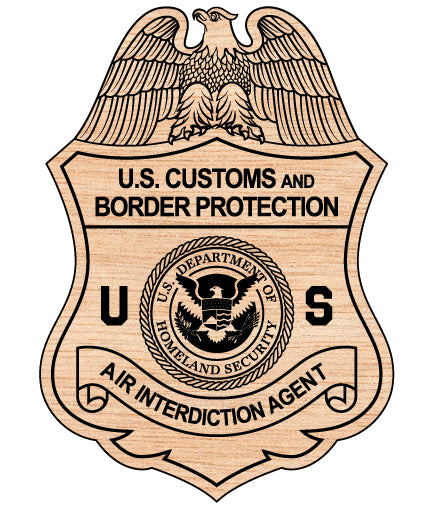 CBP Air Interdiction Agent Badge SVG

Customs and Border Protection Vector

Homeland Security Shield Emblem

Agent Plaque Engraving File

CBP Air Interdiction Sign CNC File
