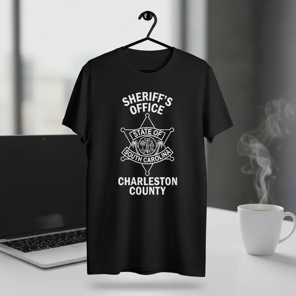 Charleston County Sheriff Patch SVG

South Carolina Law Enforcement Vector Design

Sheriff 6-Point Star Patch Engraving File

Charleston County SC Sign CNC File

SC State Seal Palmetto Tree Vector