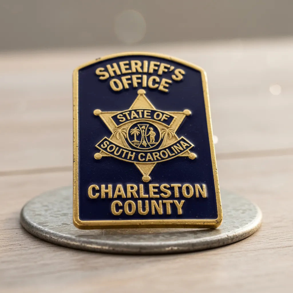 Charleston County Sheriff Patch SVG

South Carolina Law Enforcement Vector Design

Sheriff 6-Point Star Patch Engraving File

Charleston County SC Sign CNC File

SC State Seal Palmetto Tree Vector
