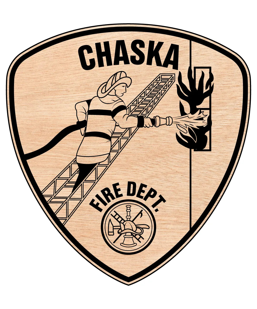 Chaska Fire Department Patch SVG Minnesota Firefighter Vector