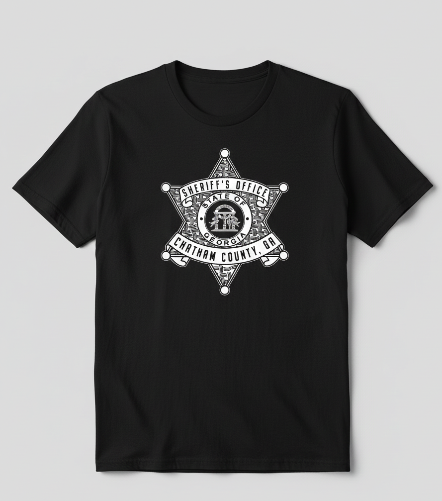 Chatham County Georgia Sheriff SVG

Georgia State Star Badge Vector Design

Chatham County GA PD Emblem for CNC Engraving

Sheriff Office Badge SVG for Laser Cut

GA Law Enforcement Badge Vector