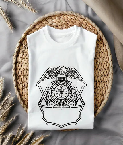 City and County of Honolulu Police Department Badge SVG Hawaii Law Enforcement Vector
