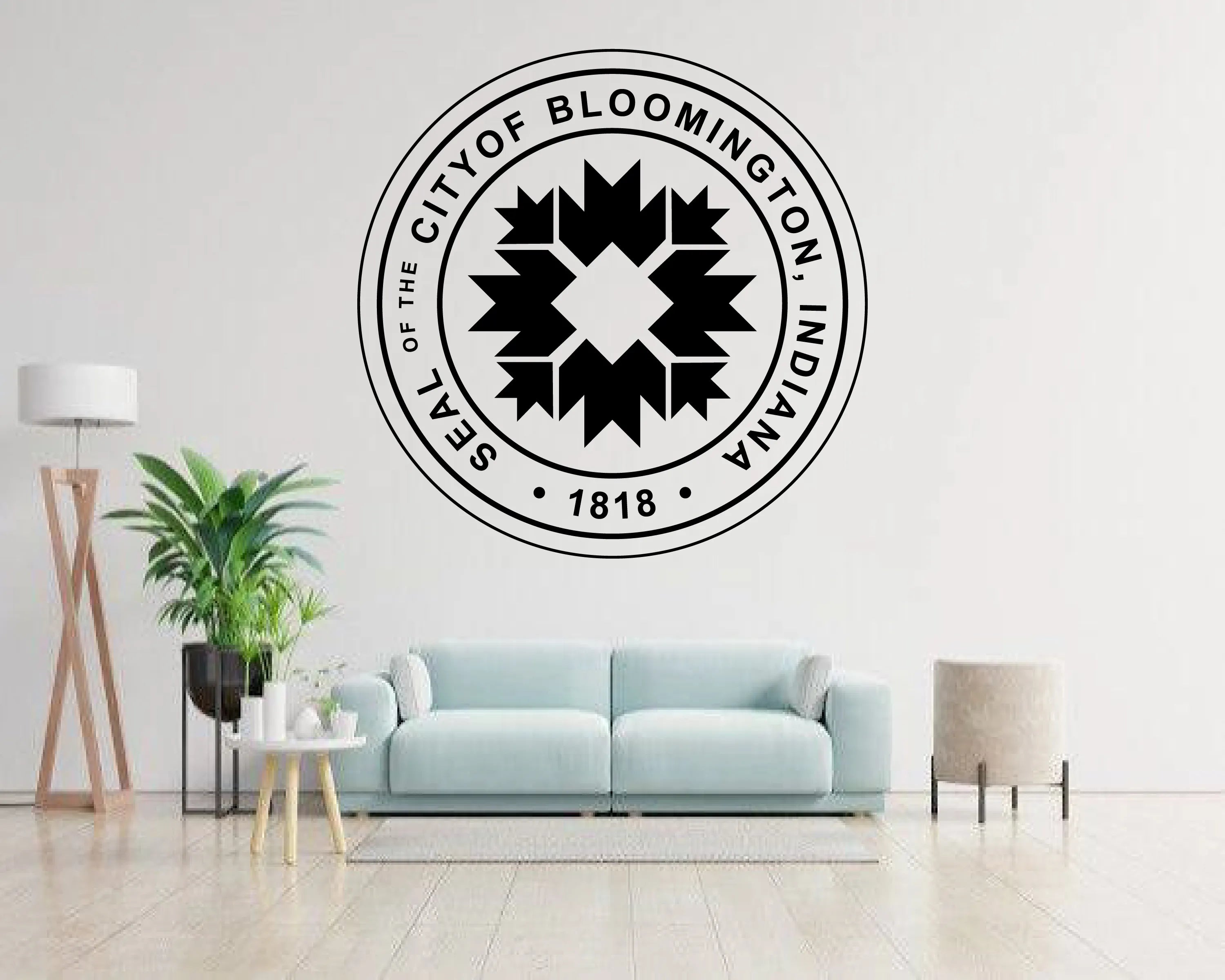 City Of Bloomington Seal Indiana SVG Indiana Municipal Vector