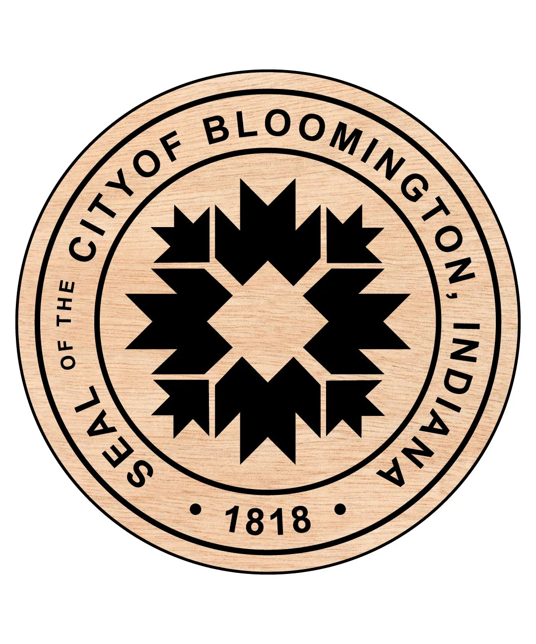 City Of Bloomington Seal Indiana SVG Indiana Municipal Vector