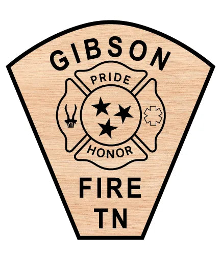 City Of Gibson Fire Department Patch Tennessee SVG Firefighter Vector