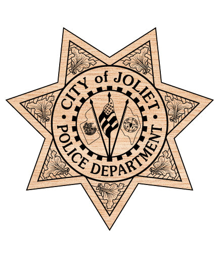 City of Joliet Police Badge SVG Illinois Law Enforcement Vector
