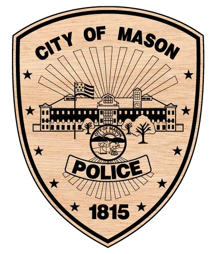 City Of Mason Police Department Patch Ohio SVG Police Vector
