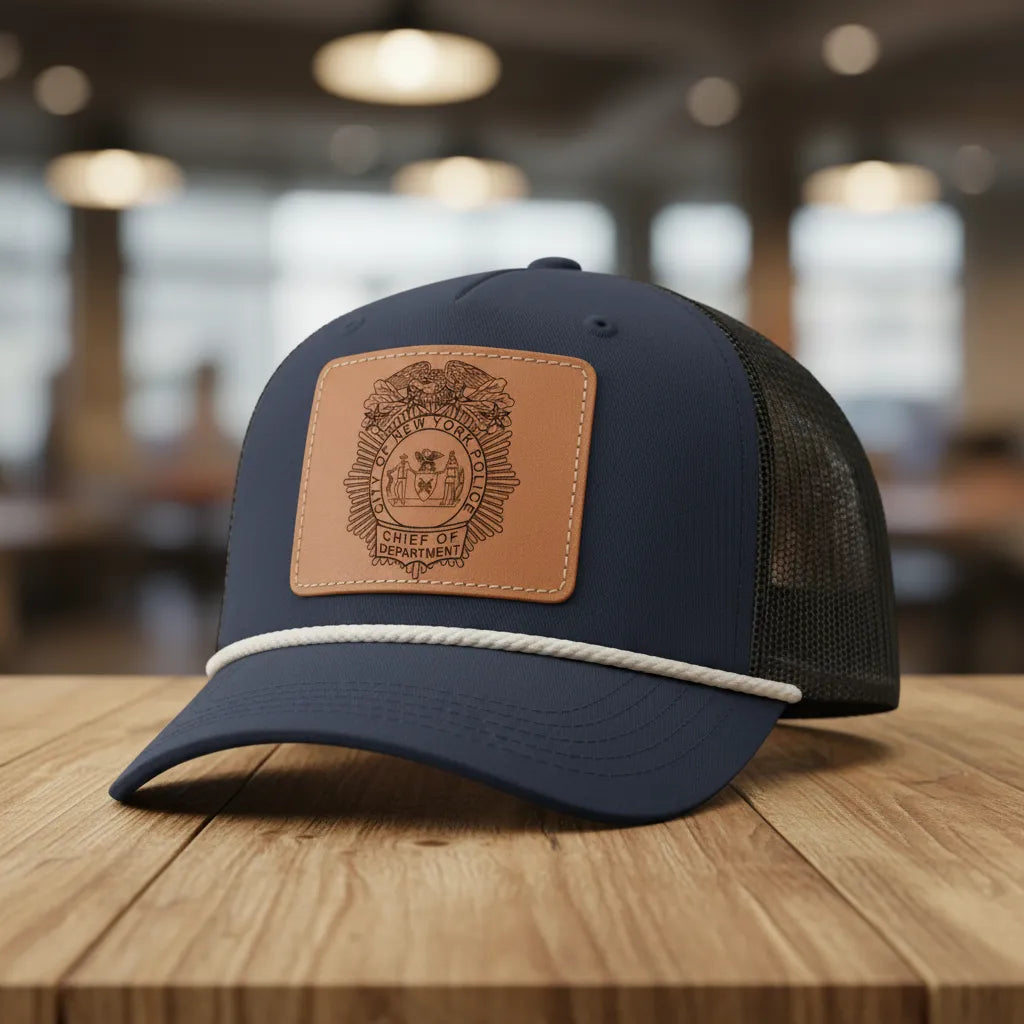 NYPD Chief of Department Badge SVG

New York Law Enforcement Vector Design

NYC Police Sunburst Badge Engraving File

City of New York Police Sign CNC File

NYPD Seal Badge Vector for Laser Cutting