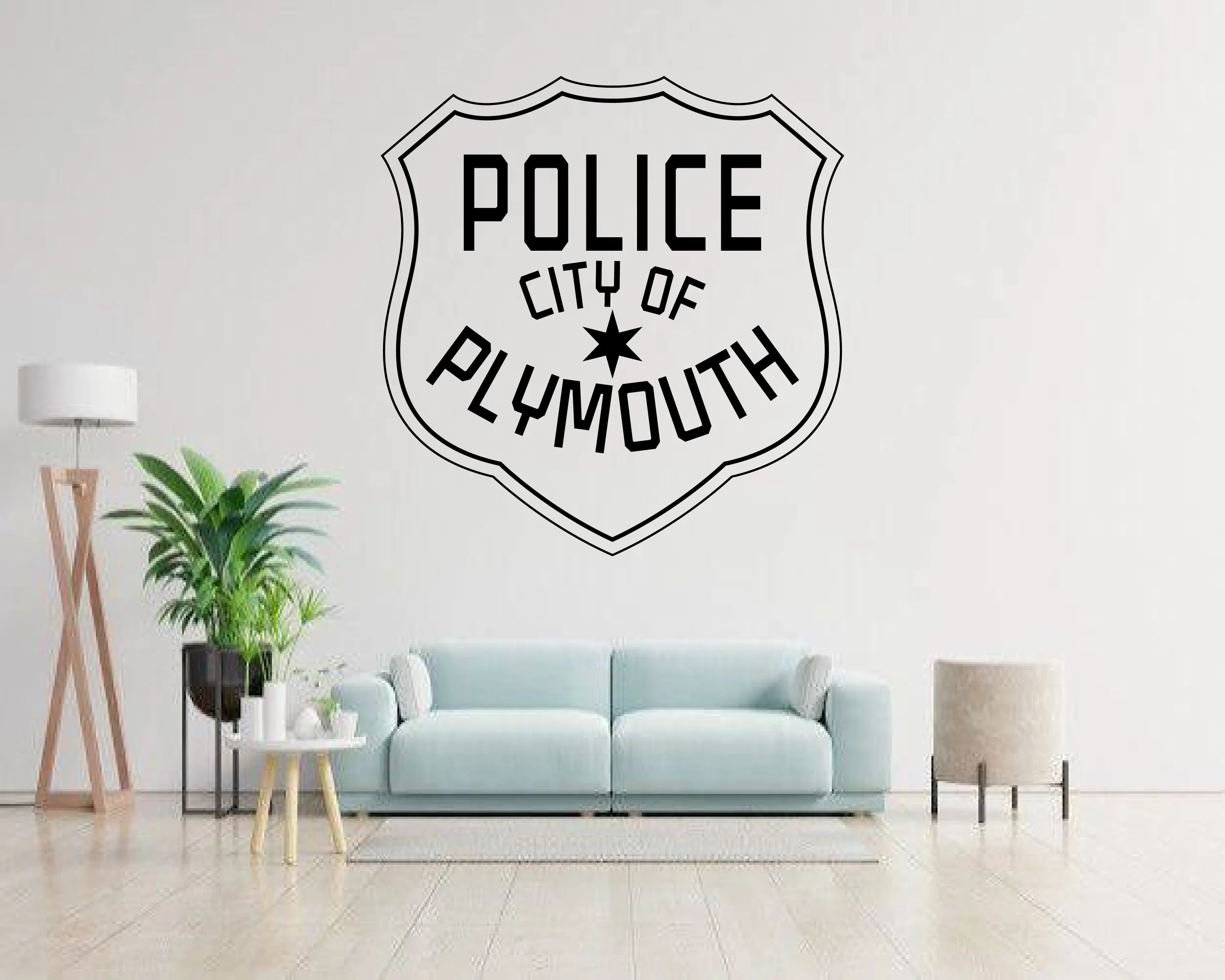 City of Plymouth Police Patch SVG Minnesota Law Enforcement Vector