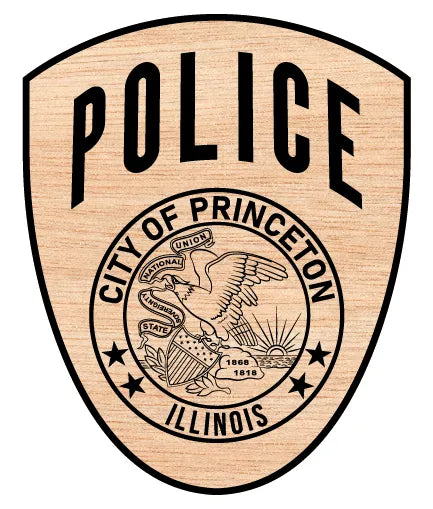 City Of Princeton Police Department Patch SVG Illinois Law Enforcement Vector