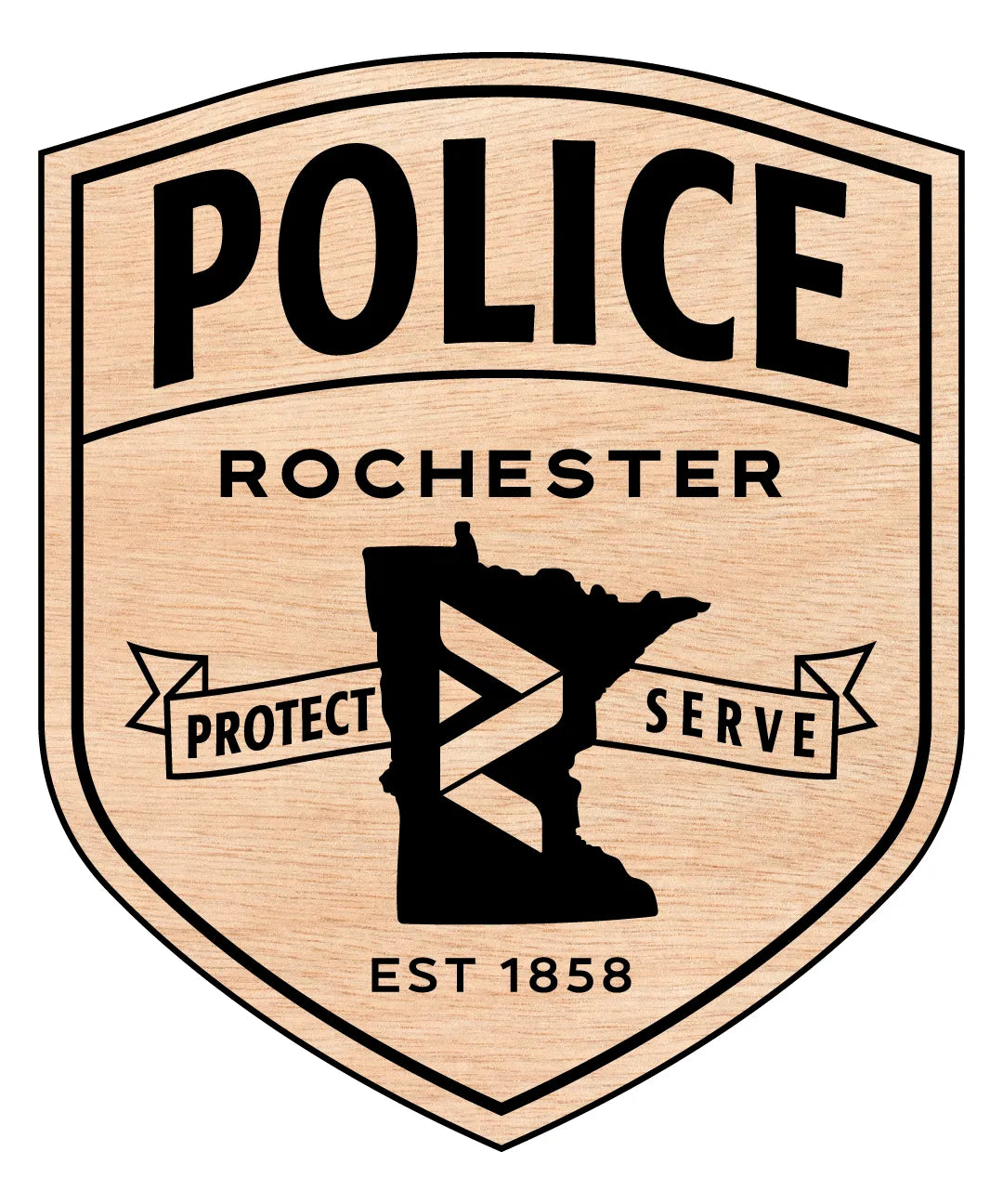 City of Rochester Police Department Patch SVG Minnesota Law Enforcement Vector